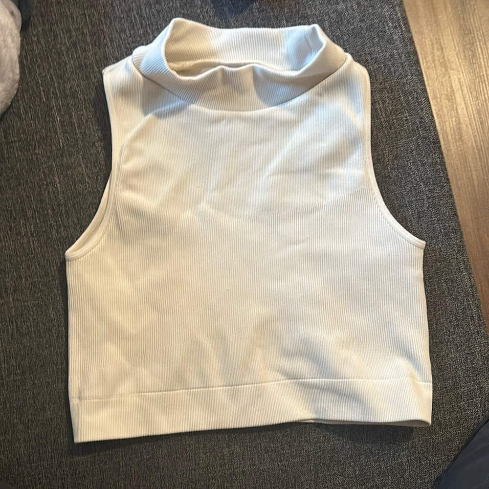 Spiritual Gangster Cream Crop Top